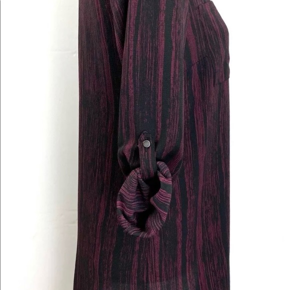 Rock Republic Purple Zipper Blouse - Picture 7 of 8